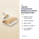 CAJA DE PRESENTACIÓN MEDIANA EN CARTÓN RECICLADO KRAFT BOXIT - características principales