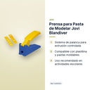 PRENSA PARA PASTA DE MODELAR JOVI BLANDIVER - características principales