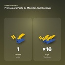 PRENSA PARA PASTA DE MODELAR JOVI BLANDIVER - formato de venta: caja de 16