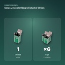 CERAS JOVICOLOR NEGRO ESTUCHE 12 UDS - formato de venta: caja de 6