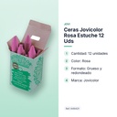CERAS JOVICOLOR ROSA ESTUCHE 12 UDS  - características principales
