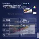CERAS MANLEY ESTUCHE 30 COLORES SURTIDOS  - resumen de atributos