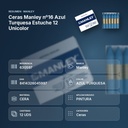 CERAS MANLEY Nº16 AZUL TURQUESA ESTUCHE 12 UNICOLOR - resumen de atributos