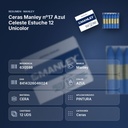 CERAS MANLEY Nº17 AZUL CELESTE ESTUCHE 12 UNICOLOR - resumen de atributos