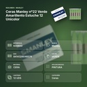 CERAS MANLEY Nº22 VERDE AMARILLENTO ESTUCHE 12 UNICOLOR - resumen de atributos