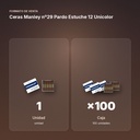 CERAS MANLEY Nº29 PARDO ESTUCHE 12 UNICOLOR - formato de venta: caja de 100