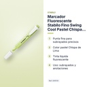 MARCADOR FLUORESCENTE STABILO FINO SWING COOL PASTEL CHISPA DE LIMA - características principales