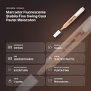 MARCADOR FLUORESCENTE STABILO FINO SWING COOL PASTEL MELOCOTON - resumen de atributos