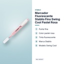 MARCADOR FLUORESCENTE STABILO FINO SWING COOL PASTEL ROSA - características principales