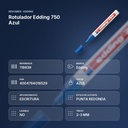 ROTULADOR EDDING 750 AZUL - resumen de atributos