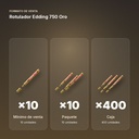 ROTULADOR EDDING 750 ORO - formato de venta: paquete de 10, caja de 400