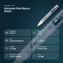 ROTULADOR PILOT BLANCO MEDIO - resumen de atributos