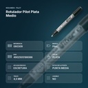 ROTULADOR PILOT PLATA MEDIO  - resumen de atributos
