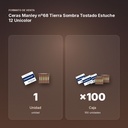 CERAS MANLEY Nº68 TIERRA SOMBRA TOSTADO ESTUCHE 12 UNICOLOR - formato de venta: caja de 100