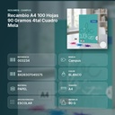 RECAMBIO A4 100 HOJAS 90 GRAMOS 4TAL CUADRO MELA - resumen de atributos