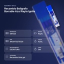 RECAMBIO BOLIGRAFO BORRABLE AZUL RAYLU IGNITE - resumen de atributos