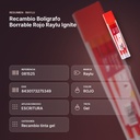 RECAMBIO BOLIGRAFO BORRABLE ROJO RAYLU IGNITE - resumen de atributos