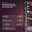 ROTULADOR STABILO ARTY LINE CREATIVE TIPS SET 5 PUNTAS DIFERENTES - resumen de atributos