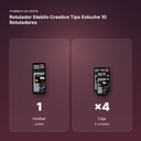 ROTULADOR STABILO CREATIVE TIPS ESTUCHE 10 ROTULADORES  - formato de venta: caja de 4