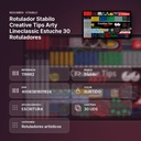 ROTULADOR STABILO CREATIVE TIPS ARTY LINECLASSIC ESTUCHE 30 ROTULADORES - resumen de atributos