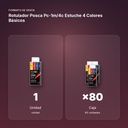 ROTULADOR POSCA PC-1M/4C ESTUCHE 4 COLORES BÁSICOS - formato de venta: caja de 80
