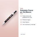 ROTULADOR POSCA PC-3M BLANCO - características principales