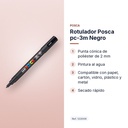 ROTULADOR POSCA PC-3M NEGRO - características principales