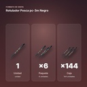 ROTULADOR POSCA PC-3M NEGRO - formato de venta: paquete de 6, caja de 144, palé de 576