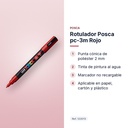 ROTULADOR POSCA PC-3M ROJO - características principales