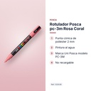 ROTULADOR POSCA PC-3M ROSA CORAL - características principales