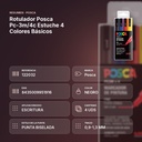ROTULADOR POSCA PC-3M/4C ESTUCHE 4 COLORES BÁSICOS - resumen de atributos