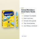 CERAS MAXIDACS AZUL CLARO 12UDS - características principales