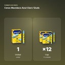 CERAS MAXIDACS AZUL CLARO 12UDS - formato de venta: caja de 12