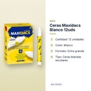 CERAS MAXIDACS BLANCO 12UDS - características principales