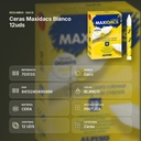 CERAS MAXIDACS BLANCO 12UDS - resumen de atributos