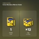 CERAS MAXIDACS MARRON 12UDS - formato de venta: caja de 12