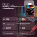 ROTULADOR POSCA PC-3M/4C ESTUCHE 8 COLORES BÁSICOS - resumen de atributos