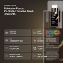 ROTULADOR POSCA PC-3M/4C ESTUCHE GSWB 4 COLORES - resumen de atributos
