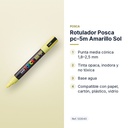 ROTULADOR POSCA PC-5M AMARILLO SOL - características principales