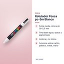 ROTULADOR POSCA PC-5M BLANCO  - características principales