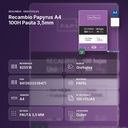 RECAMBIO PAPYRUS A4 100H PAUTA 3,5MM - resumen de atributos