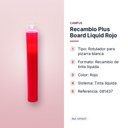 RECAMBIO PLUS BOARD LIQUID ROJO - características principales