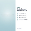 REGLA CAMPUS PLASTICO 60 CM - características principales
