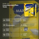 CERAS MAXIDACS PLATA 12UDS - resumen de atributos