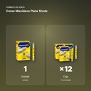 CERAS MAXIDACS PLATA 12UDS - formato de venta: caja de 12