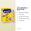 CERAS MAXIDACS ROSA 12UDS - características principales