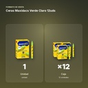 CERAS MAXIDACS VERDE CLARO 12UDS - formato de venta: caja de 12