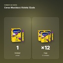CERAS MAXIDACS VIOLETA 12UDS - formato de venta: caja de 12
