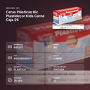 CERAS PLÁSTICAS BIC PLASTIDECOR KIDS CARNE CAJA 25 - resumen de atributos