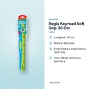 REGLA KEYROAD SOFT GRIP 30 CM - características principales